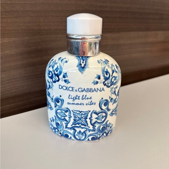 EMPTY Dolce & Gabbana light blue summer vibes bottle - Picture 1 of 4